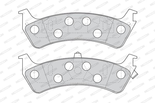 FERODO FDB1130 Fren Sistemleri Fren Balatası - FORD USA EXPLORER (UN46) uyumlu