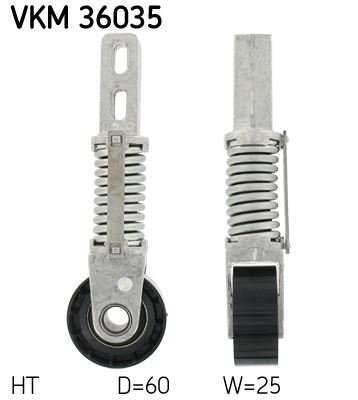 SKF VKM 36035 Motor Kayış Gergisi - RENAULT MEGANE I (BA0/1_) uyumlu