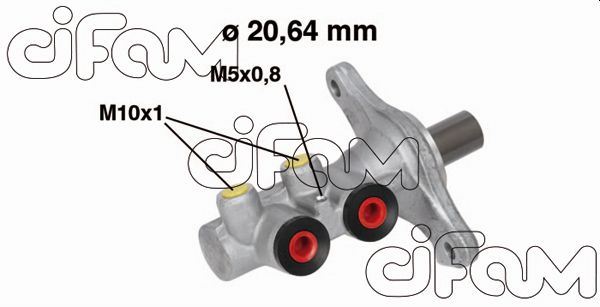CIFAM 202-682 Fren Sistemleri Ana Fren Merkezi - FIAT PANDA (169_) uyumlu