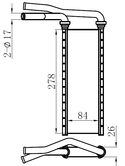 Kalorifer Radyatörü - KMI057026 Ürün Görseli