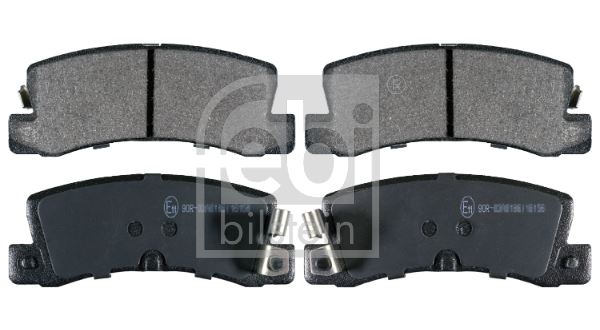 FEBI BILSTEIN 16580 Fren Sistemleri Fren Balatası - TOYOTA COROLLA Liftback (_E8_) uyumlu