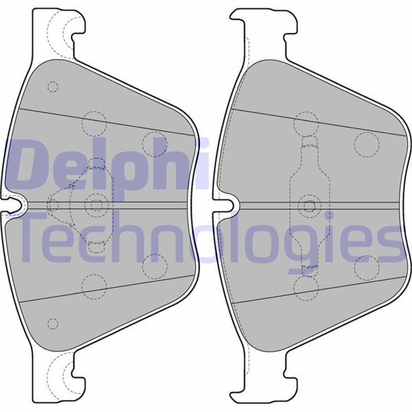 DELPHI LP2210 Fren Sistemleri Fren Balatası - BMW 7 (F01, F02, F03, F04) uyumlu