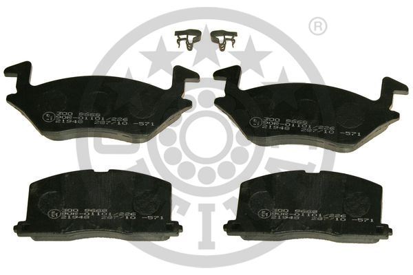 OPTIMAL BP-09668 Fren Sistemleri Fren Balatası - TOYOTA STARLET (_P8_) uyumlu