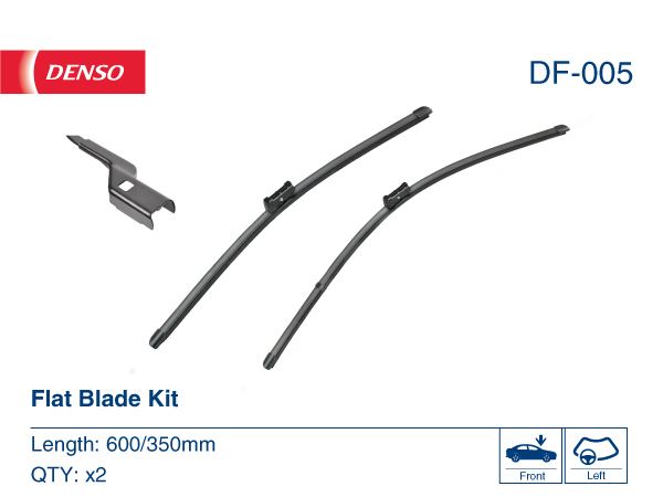 DENSO DF-005 Kaporta & Gövde Parçaları Cam Silecek Mekanizması - ABARTH 500 / 595 / 695 uyumlu