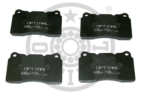 OPTIMAL BP-12166 Fren Sistemleri Fren Balatası - RENAULT MEGANE III Coupe (DZ0/1_) uyumlu