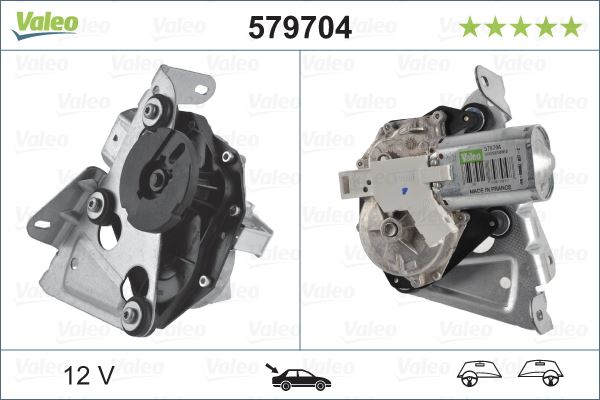 VALEO 579704 Kaporta & Gövde Parçaları Cam Silecek Mekanizması - PEUGEOT 407 SW (6E_, 6D_) uyumlu
