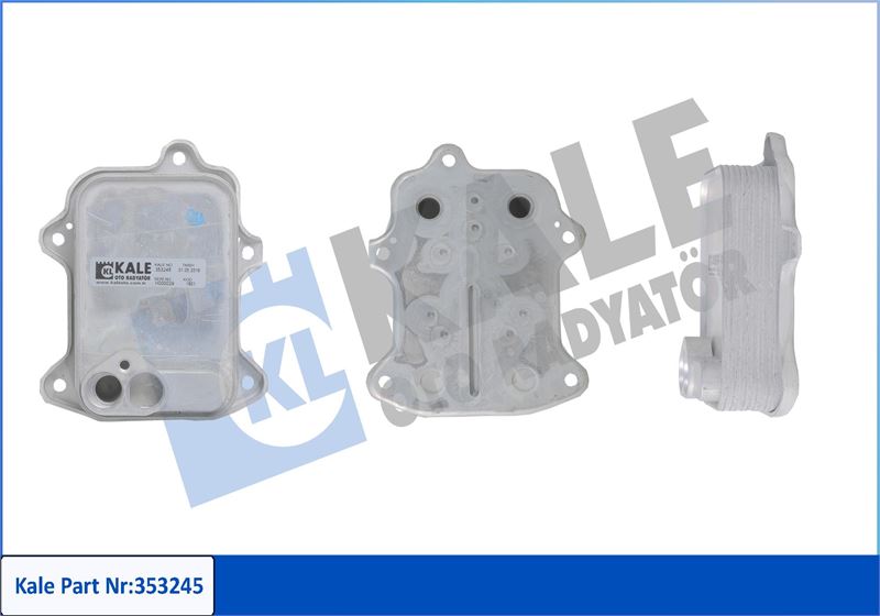 KALE OTO RADYATÖR 353245 Motor Yağ Soğutucusu - VW PASSAT B7 (362) uyumlu