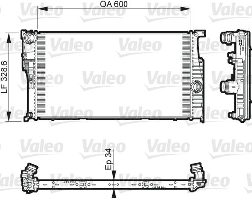 VALEO 735612 Soğutma Sistemi Su Soğutucu & Parçaları - BMW 3 (F30, F80) uyumlu