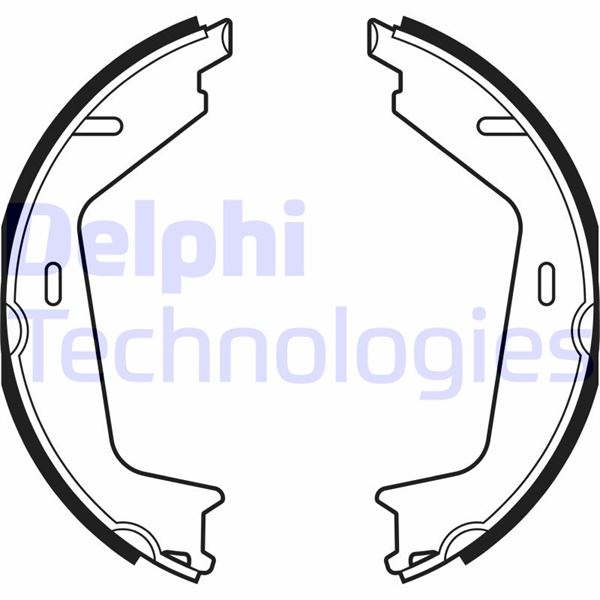 DELPHI LS2144 Fren Sistemleri Fren Pabucu - VOLVO XC90 I (275) uyumlu