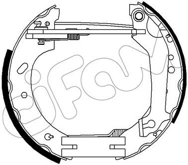 CIFAM 151-266 Fren Sistemleri Fren Pabucu - FORD ESCORT VI (GAL, AAL, ABL) uyumlu