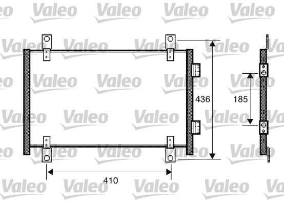 VALEO 818018 İklimlendirme Sistemi Klima Radyatörü - PEUGEOT BOXER Minibüs/Otobüs (244, Z_) uyumlu