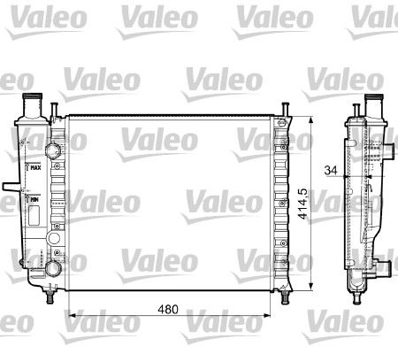 VALEO 732788 Soğutma Sistemi Su Soğutucu & Parçaları - FIAT BRAVA (182_) uyumlu
