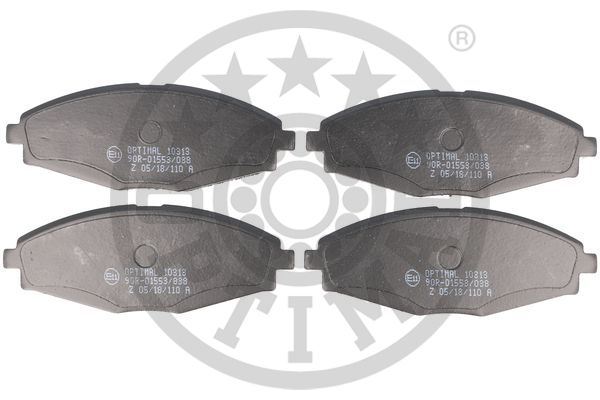 OPTIMAL BP-10313 Fren Sistemleri Fren Balatası - CHEVROLET MATIZ (M200, M250) uyumlu