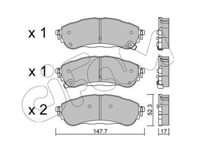 CIFAM 822-1344-0 Fren Sistemleri Fren Balatası - FORD RANGER (TKE) uyumlu