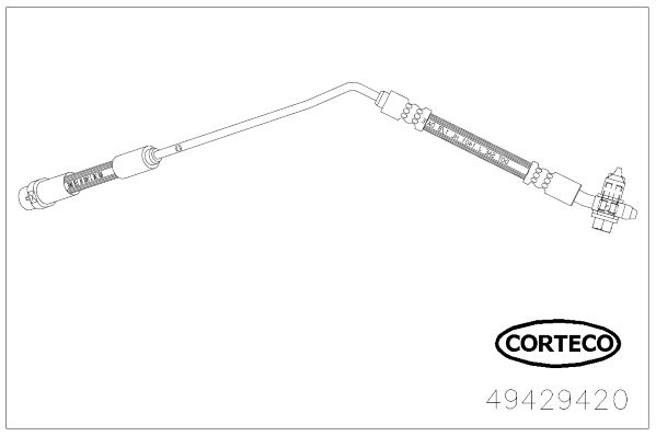CORTECO 49429420 Fren Sistemleri Fren Hortumları - BMW X5 (E53) uyumlu