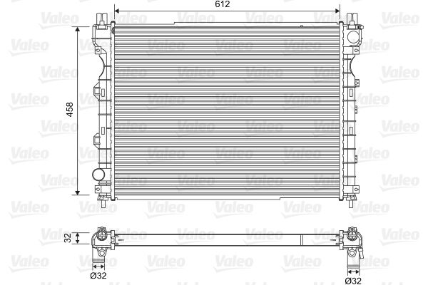 VALEO 701567 Soğutma Sistemi Su Soğutucu & Parçaları - LAND ROVER FREELANDER I (L314) uyumlu