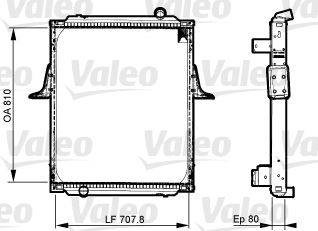 Su Radyatörü - VALEO - 733534 Ürün Görseli
