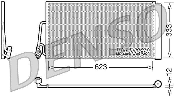 DENSO DCN05102 İklimlendirme Sistemi Klima Radyatörü - MINI MINI (R56) uyumlu