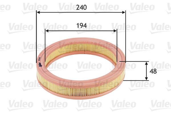 VALEO 585691 Motor Hava Filtresi - FIAT RITMO (138_) uyumlu