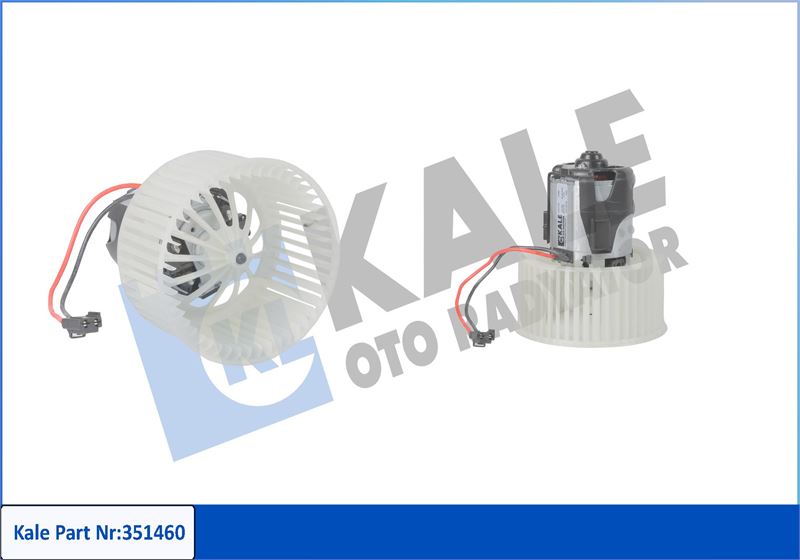 KALE OTO RADYATÖR 351460 İklimlendirme Sistemi Fan Parçaları - ALPINA B7 (F01, F02) uyumlu