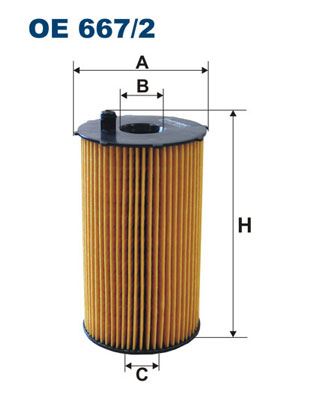 FILTRON OE 667/2 Motor Yağ Filtresi - LAND ROVER DISCOVERY IV (L319) uyumlu