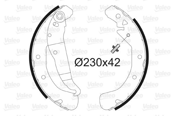 VALEO 562640 Fren Sistemleri Fren Pabucu - OPEL ASTRA F Station wagon (T92) uyumlu