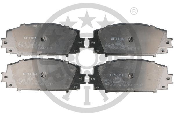 OPTIMAL BP-12403 Fren Sistemleri Fren Balatası - LEXUS CT (ZWA10_) uyumlu