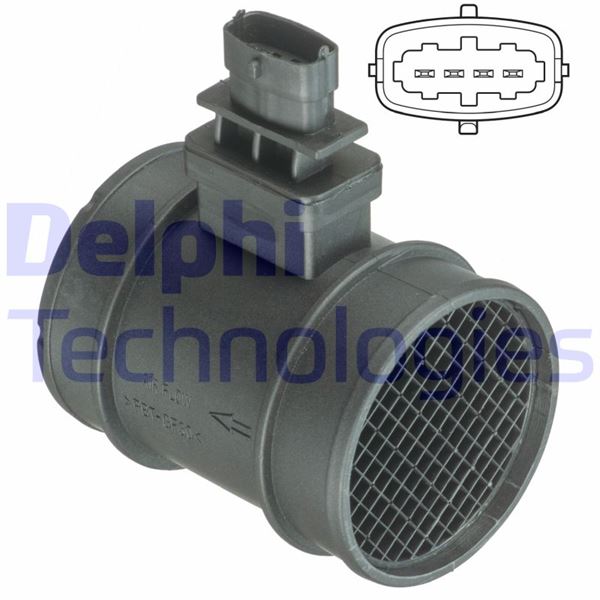 DELPHI AF10400-12B1 Motor Hava Kütle Ölçer (MAF Sensörü) - SUZUKI SWIFT IV (FZ, NZ) uyumlu