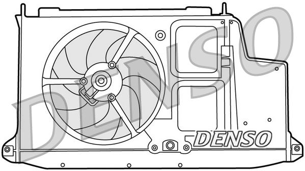 DENSO DER21012 Soğutma Sistemi Fan - PEUGEOT 206 Hatchback (2A/C) uyumlu