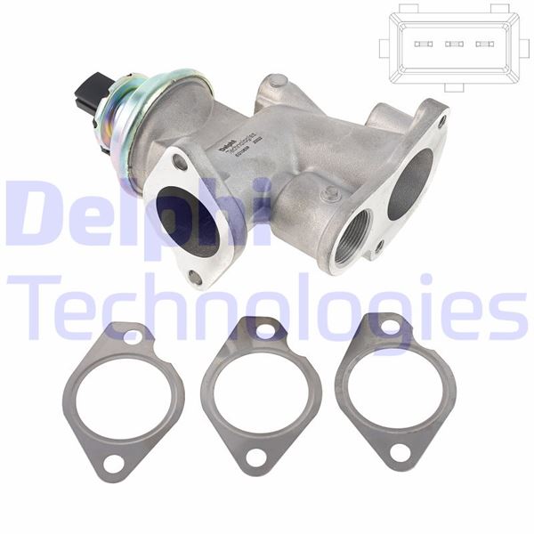 DELPHI EG10639-12B1 Motor EGR Parçaları - OPEL CORSA C (X01) uyumlu