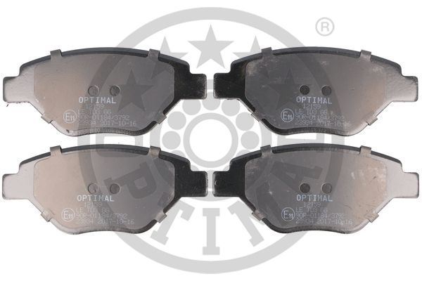 OPTIMAL BP-12159 Fren Sistemleri Fren Balatası - RENAULT MEGANE II (BM0/1_, CM0/1_) uyumlu