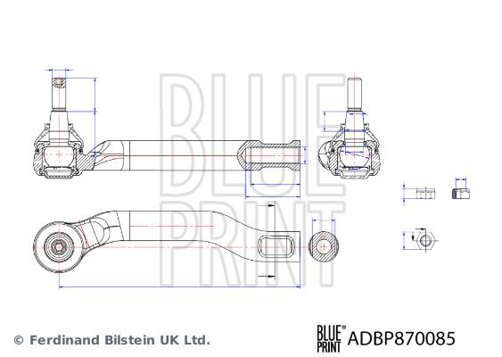 BLUE PRINT ADBP870085 Direksiyon Sistemi Mafsal - NISSAN NOTE (E12) uyumlu