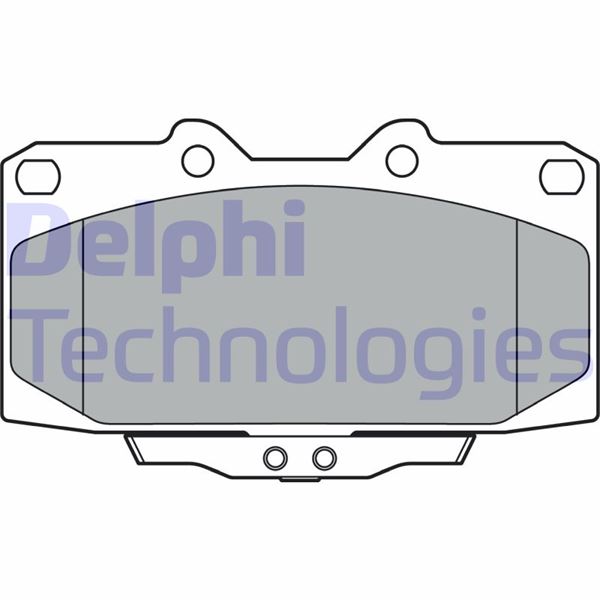 DELPHI LP3409 Fren Sistemleri Fren Balatası - TOYOTA YARIS (_P13_) uyumlu