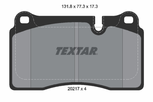 TEXTAR 2021701 Fren Sistemleri Fren Balatası - LAND ROVER RANGE ROVER III (L322) uyumlu