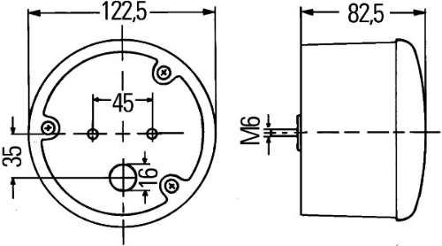 HELLA 2ZR 964 169-031 Farlar & Aydınlatma Geri Vites Lambası - CLAAS XERION uyumlu