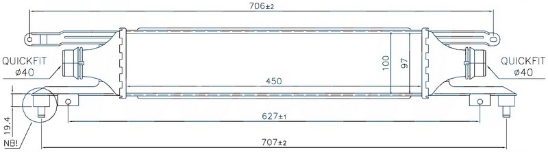 Turbo Radyatörü - IOP503050 Ürün Görseli