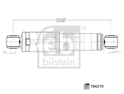 FEBI BILSTEIN 194219 Süspansiyon Sistemi Amortisör - FIAT DUCATO Panelvan/Van (250_) uyumlu