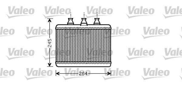 VALEO 812365 İklimlendirme Sistemi İç Mekan Isı Değiştirici - BMW 7 (E65, E66, E67) uyumlu