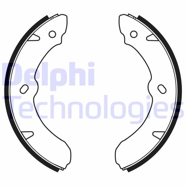 DELPHI LS2177 Fren Sistemleri Fren Pabucu - ISUZU N (5th Generation) uyumlu