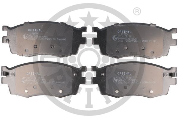 OPTIMAL BP-12280 Fren Sistemleri Fren Balatası - HYUNDAI i20 I (PB, PBT) uyumlu