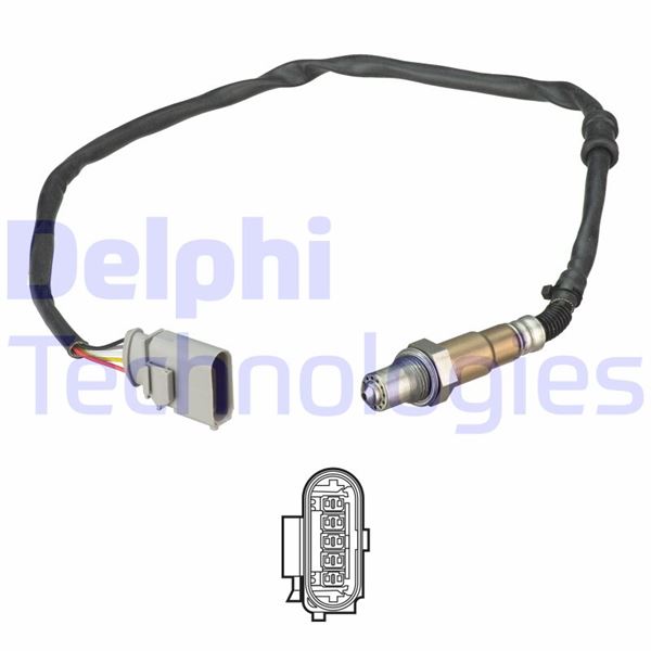 DELPHI ES21181-12B1 Emme & Egzoz Sistemi Egzoz Sensörleri - AUDI A3 Limousine (8VS, 8VM) uyumlu