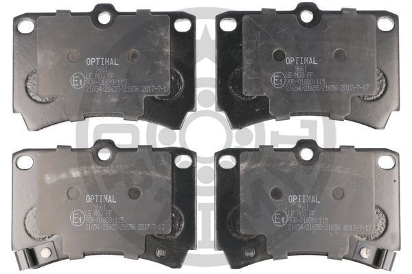 OPTIMAL BP-09661 Fren Sistemleri Fren Balatası - MAZDA 323 S IV (BG) uyumlu