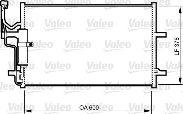 VALEO 814265 İklimlendirme Sistemi Klima Radyatörü - MAZDA 3 (BK) uyumlu
