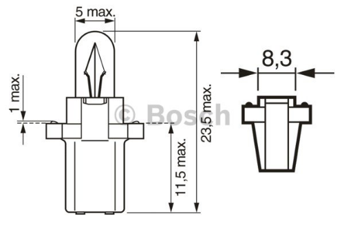 BOSCH 1 987 302 515 Farlar & Aydınlatma Ampuller