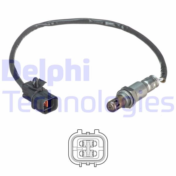DELPHI ES21137-12B1 Emme & Egzoz Sistemi Egzoz Sensörleri - VW POLO IV (9N_, 9A_) uyumlu