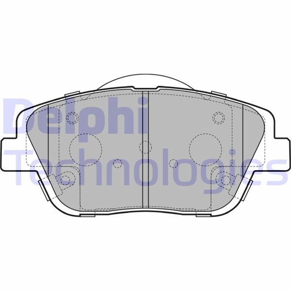 DELPHI LP2688 Fren Sistemleri Fren Balatası - HYUNDAI ELANTRA V Sedan (MD, UD) uyumlu