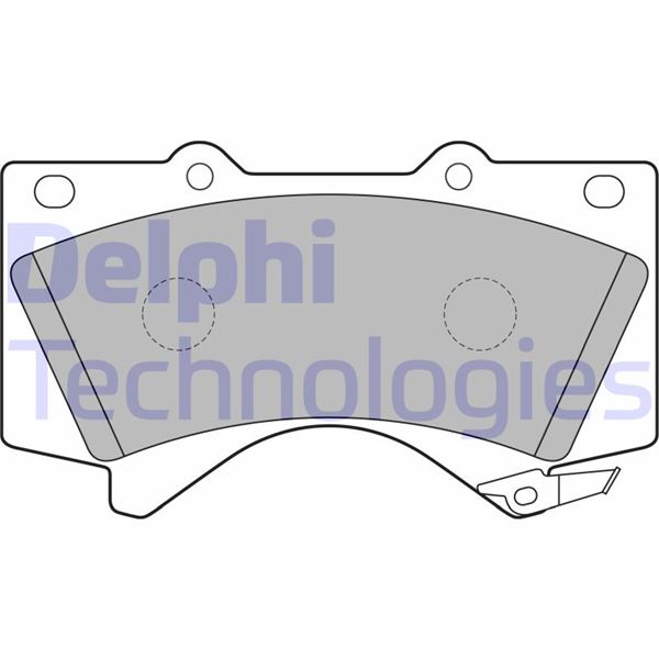DELPHI LP2134 Fren Sistemleri Fren Balatası - TOYOTA LAND CRUISER PRADO (_J15_) uyumlu