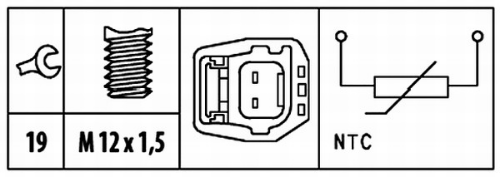 HELLA 6PT 009 309-461 Elektrik Sistemi Sensörler - VOLVO S70 (874) uyumlu