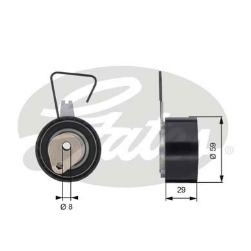 GATES T43141 Motor Kayış Kasnağı - ROVER 400 II Hatchback (RT) uyumlu