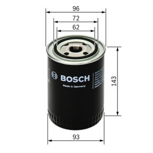 BOSCH F 026 407 083 Motor Yağ Filtresi - FIAT DUCATO Panelvan/Van (250_) uyumlu